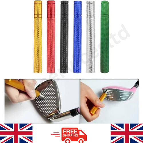 Golf club groove - sharpener, v